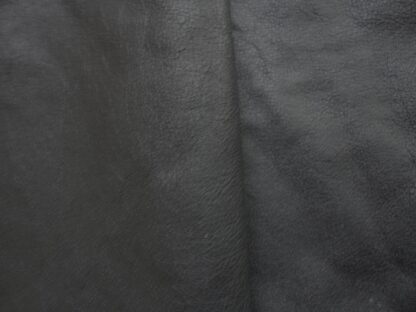 Jet Black Smooth Soft leather 3.5 inch x 14 inch 0.6mm BK784