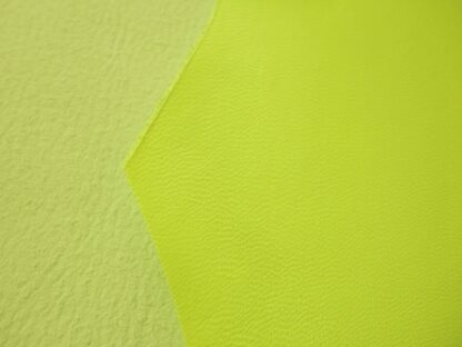 Acid Yellow Smooth Lambskin leather 8 inches x 6 inches 1 mm YW102 - Image 2