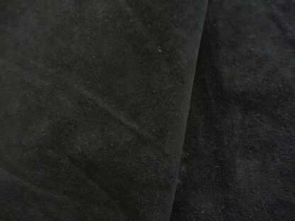 Jet Black Pigskin Suede 0.9mm 3 inch x 10 inch BK577 - Image 2