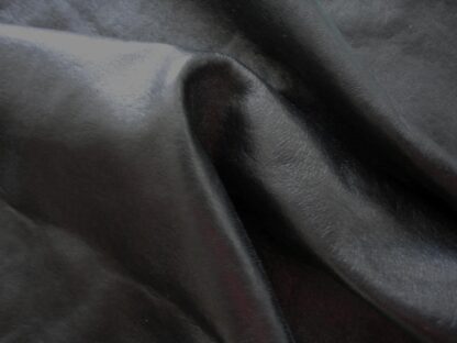 Jet black soft smooth leather 0.8mm - BC018 - Image 2