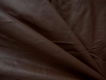 Brown Soft smooth cowhide leather 0.7mm 15.5 inch x 27.5 inch  BR627 - Image 2
