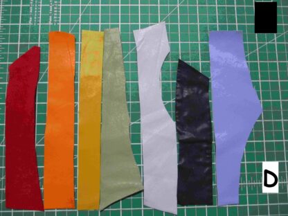 Rainbow pack leather/suede pieces ZX012 - Image 5