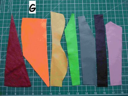 Rainbow pack leather/suede pieces ZX012 - Image 8