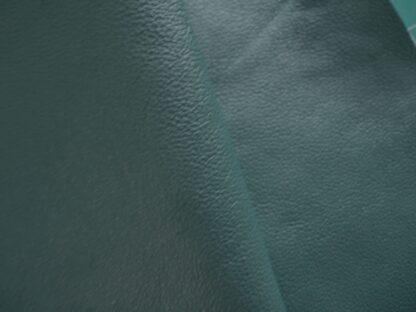 Dark teal green smooth leather 1mm 7 x 11.5 inches GR317