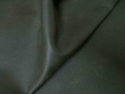Dark olive green smooth soft cowhide leather 1.1mm *GR331