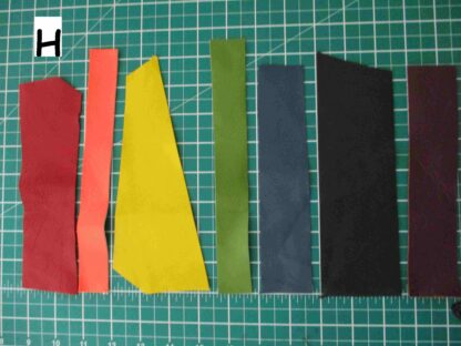 Rainbow pack leather/suede pieces ZX012 - Image 10