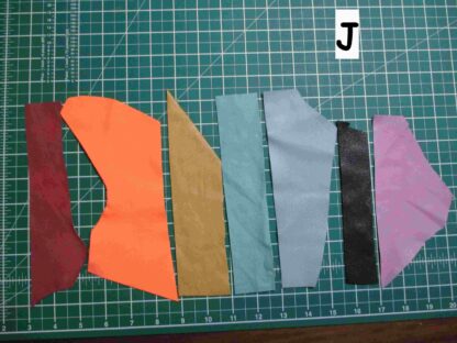 Rainbow pack leather/suede pieces ZX012 - Image 6