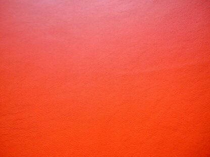 Vibrant Orange smooth soft leather 1mm 6 inch x 4 inch OR086 - Image 5