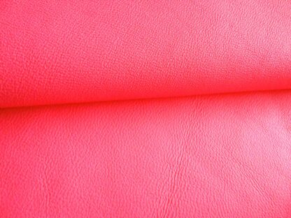 Vivid pink lambskin craft leather 1mm PK161 - Image 4