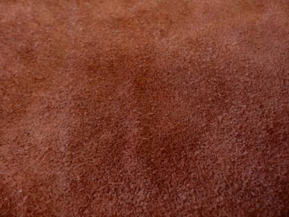 Rust red rough suede 1.3mm 3 inch x 9.5 inch RD050 - Image 2