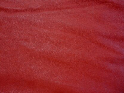 Scarlet red leather Smooth Soft 0.7mm 4" x 6" RD119 - Image 2
