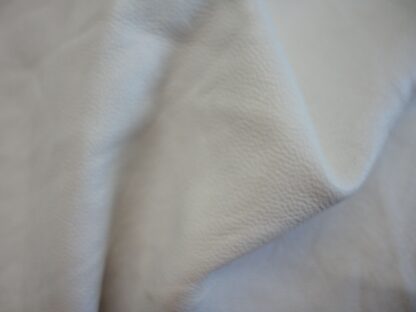 White soft leather 4.75 inch x 18.5 inch 1mm WH119