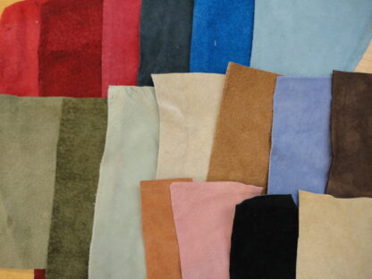 Precut craft leather/suede patches choose by size  6x4, 8x6, 8x12 inches mixed bundle ZZ108 - Image 5