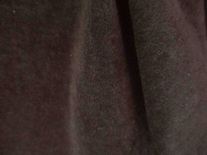 Dark brown pigskin suede 0.8mm BR129
