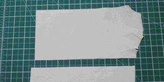 Bundle of soft white gloving leather -  WH150