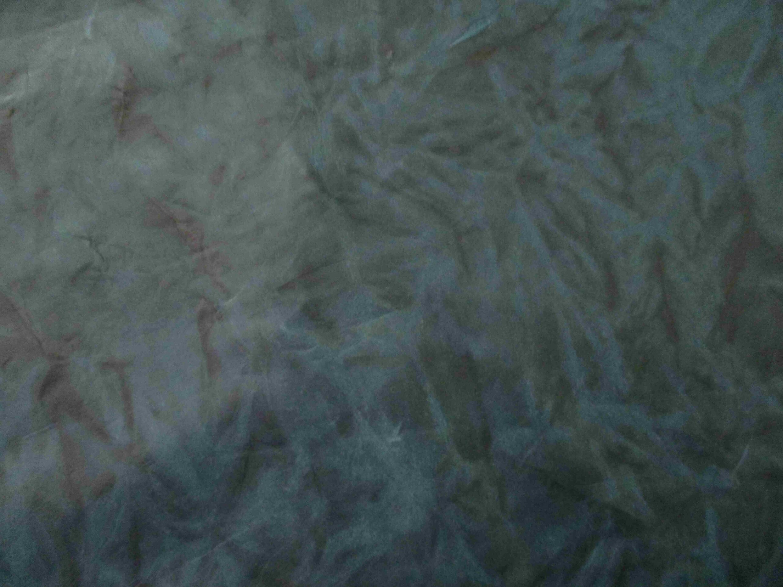 Teal Green / black Tie dye thin Leather 0.4mm 2 inch x 24.5 inch BL144 - Image 2